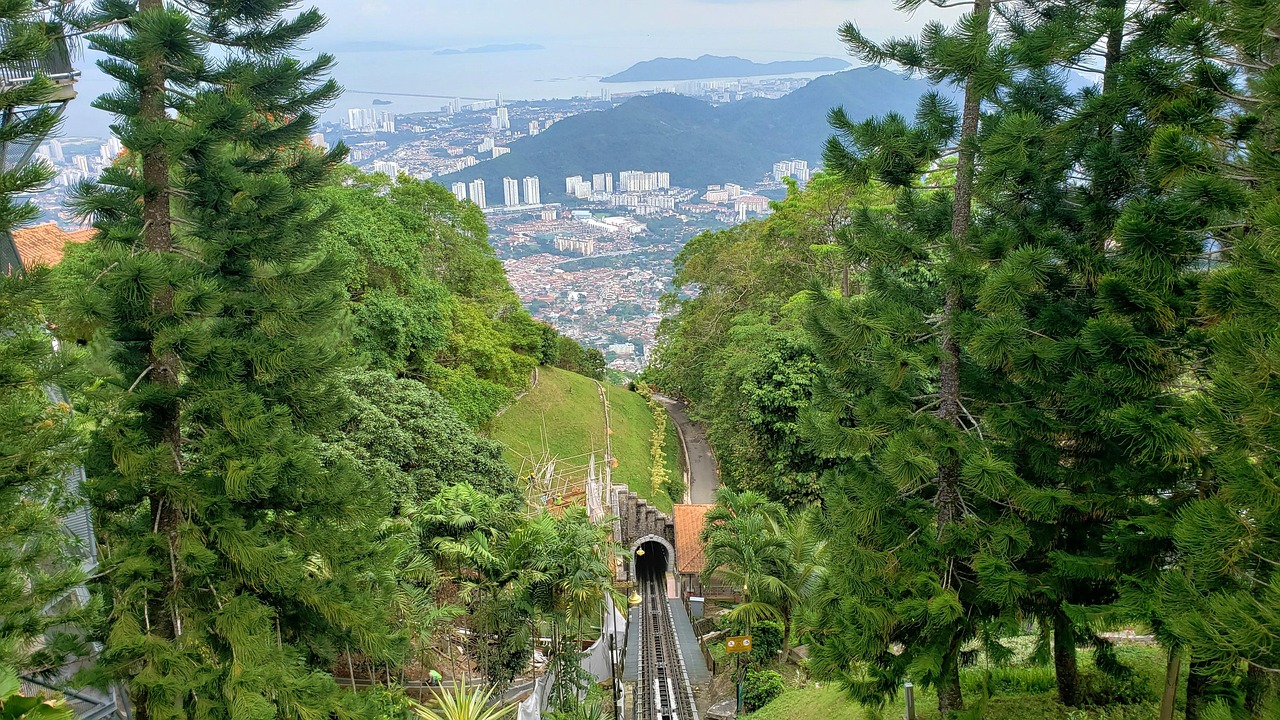 penang, malaysia, penang hill, peak, train, cable car, railway, track, nature, asia, penang, penang, penang, penang, penang, penang hill
